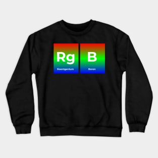 RGB Chemistry Periodic Table Science Crewneck Sweatshirt